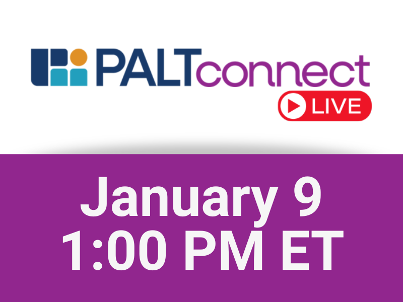 PALTconnect Live Meeting