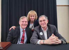 Alan Horowitz (left), Patricia Bach (center), and Karl Steinberg (right) 